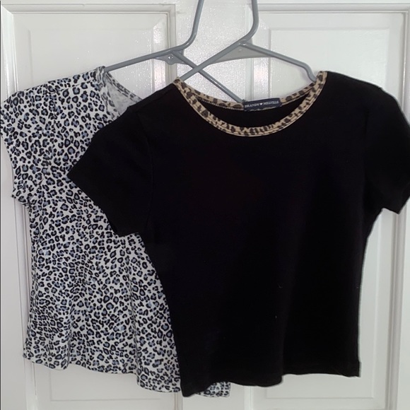 Brandy Melville Tops - *NEVER WORN* Brandy Melville Leopard Print Tees